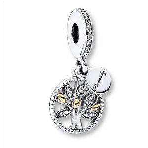 ❤️Pandora family tree 14k dangle charm